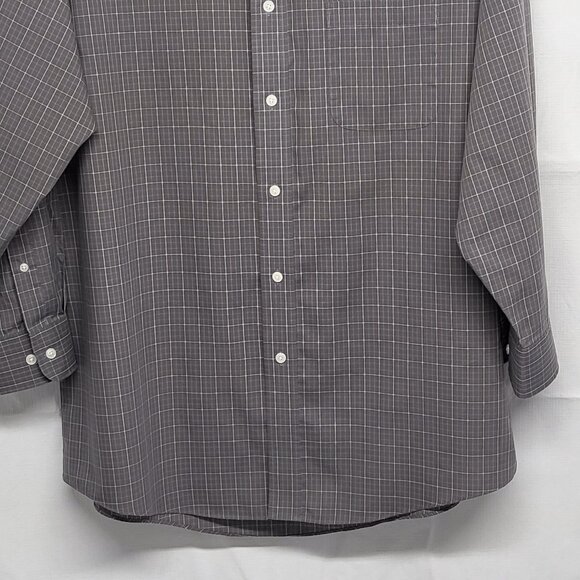 Vintage Stafford Mens Dress Shirt 17 32/33 Button Up Long Sleeve Wrinkle Free - Picture 3 of 14